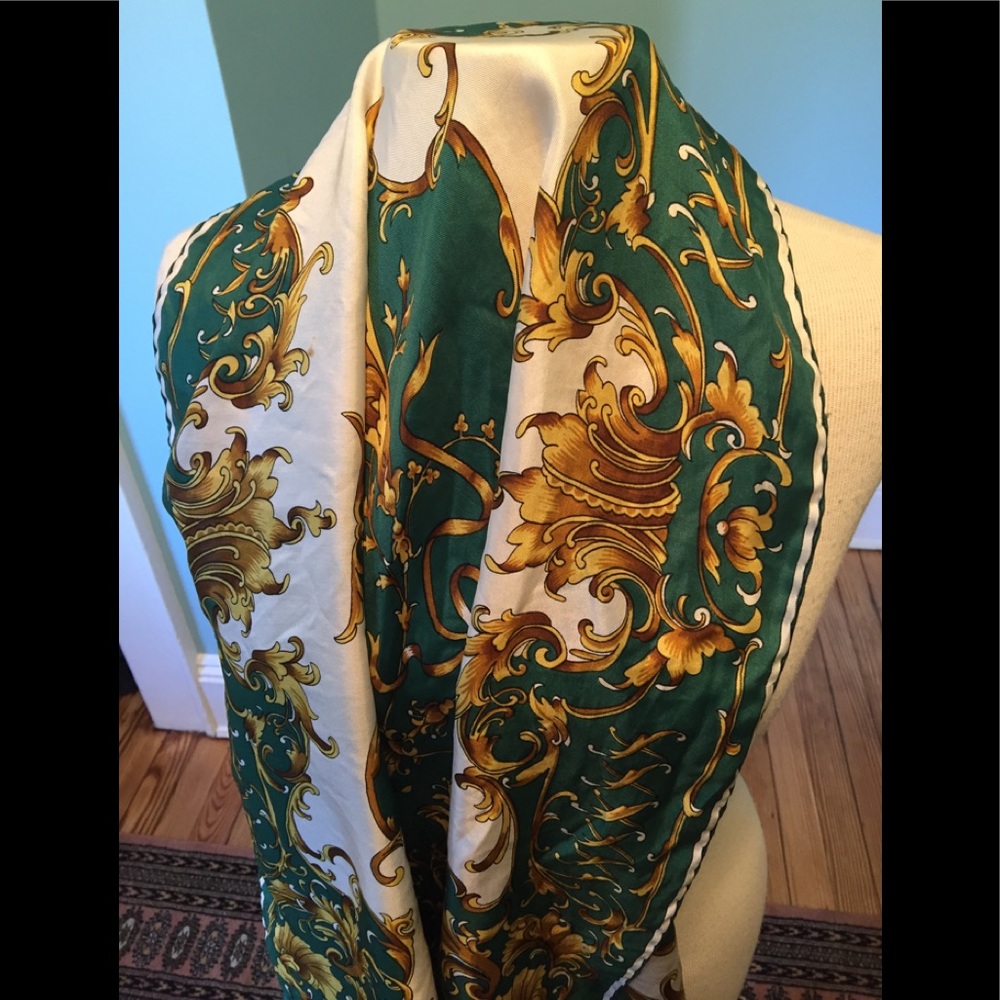 Fashion Scarf- Vintage 1988 -Weekend Sale- price goes back up on Monday